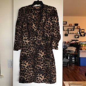 Rebecca Minkoff Leopard Print Dress Sz 8
